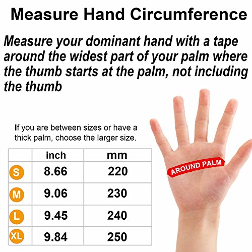 OZERO Work Gloves -30°F Coldproof Thermal Winter Glove - Deerskin Leather Palm & Polar Fleece Back with Insulated Cotton - Windproof Water-resistant Warm hands in Cold Weather for Women Men - Denim(M) - Thumbnail 7