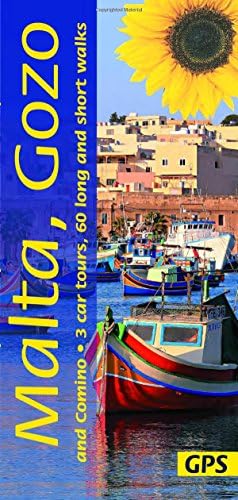 Malta, Gozo and Comino: 3 car tours, 60 long and short walks with GPS (Sunflower Walking & Touring Guide)