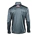 NCAA Men's Heather Double Knit Mesh Quarter Zip Jacket