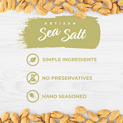 Belmont Peanuts Sea Salt Virginia Peanuts, 20 oz (Sea Salt, 1 Pack