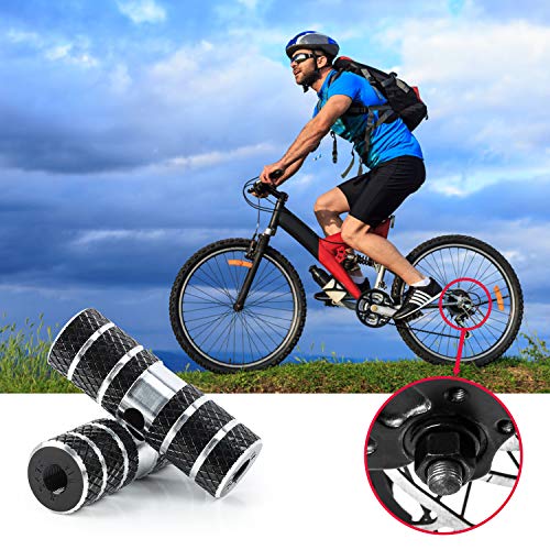 WESTGIRL Bicycle Pegs, Alloy Mountain Bike Pedals, BMX Freestyler Axle Bike Stunt Pegs Foot Stands 1 Pair