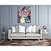 EuTengHao 5D DIY Diamond Painting Twinkle Magic Square Full Drill Diamond Painting Crystal Diamond Embroidery Painting for Living Room Wall Decoration Picture by Xmas Reindeer Deer (30x40CM/12x16inch)