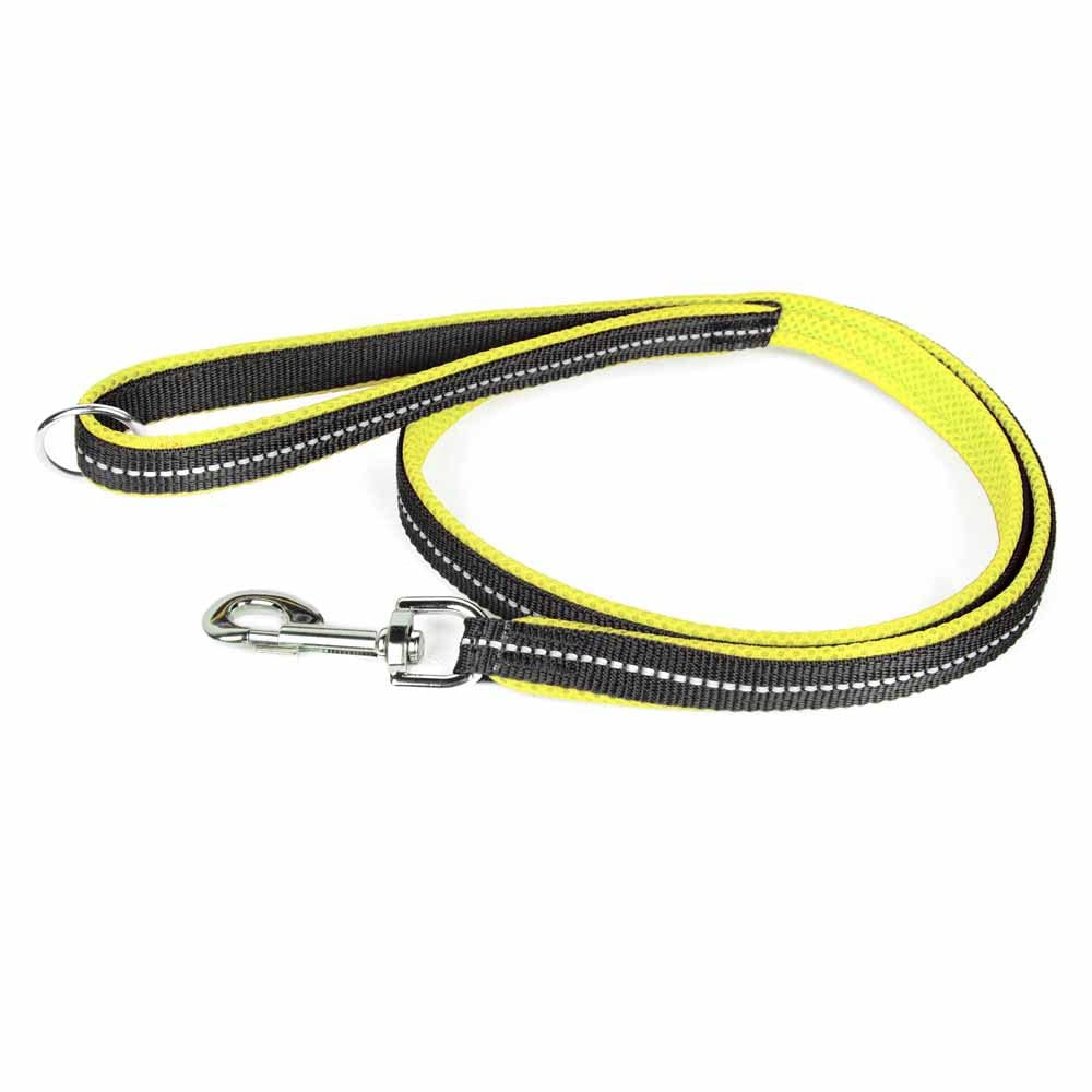 IDC Powair Leash, Size: 1,2 m with Handle and Large Carabiner, Neon