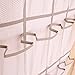 MustQ 24 Pockets Over The Door Hanging Shoe Organizer (Beige)