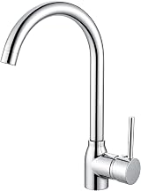 Hapilife Kitchen Sink Mixer Tap Single Lever Monobloc Polished Chrome 1 Hole