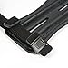 Chuangtong Archery Arm Guard Shooting Protection Safe Guard PU Leather with 3 Adjustable Straps(CT014,Black)