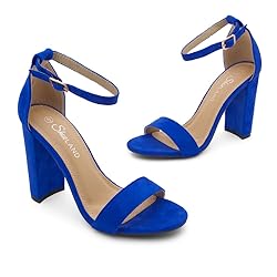 Herstyle Women’s Chunky Block Heels – Open Toe