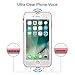 iPhone 7 Plus Crystal Clear Case, Vcloo Waterproof Case for 7 Plus,Dust Proof Snow Proof Shockproof,Heavy Duty Slim Protective Transparent Case Cover for iPhone 7 Plus with Touched Screen(Pink)