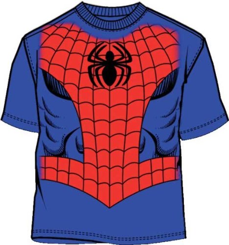 Animewild Men's Spiderman Spidey Costume T-Shirt