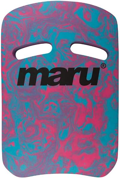 MARU Swimming Kickboard Blue Pink – Easy-Grip EVA Foam 42 x 28 cm
