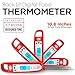 Instant Read Meat Thermometer For Cooking And Grill. UPGRADED WITH BACKLIGHT AND WATERPROOF BODY. Best Ultra Fast Digital Kitchen Probe. Includes Internal BBQ Meat Temperature Guide