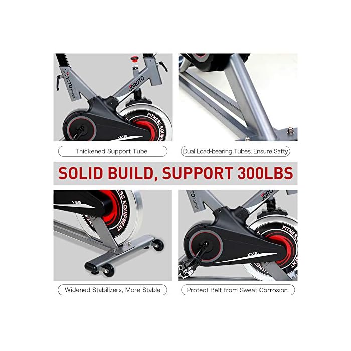 joroto belt drive indoor cycling bike with magnetic resistance exercise bikes stationary
