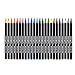 KINGART 444-48 Markers Real Brush Pens, Set of 48 Unique Colors, 48 Piece