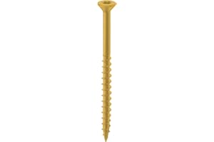 Nuvo Iron #10 Screw, 3 1/2", Torx Head, Tan, 100 Count