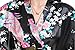 Yidarton Womens Long Fashion Kimono Robe with Peacock and Blossoms