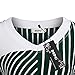 BEPEI Womens Long Sleeves Striped Tunic V Neck Tops Casual Blouses Green