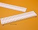 ESTAY DIY Plastic Drawer Dividers 8 Pcs Dresser Kitchen Office Drawer Organizer Accessories Underwear Tools Utensil Plastic Storage (White)