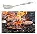 OLIVIA & AIDEN 6 Piece Stainless Steel BBQ Accessory Set - BBQ Spatula, BBQ Tongs, BBQ Fork, Grill Scrubber Brush, Meat Thermometer, Heat Resistant BBQ Glove and Carry Case - Great Value BBQ Tool Set