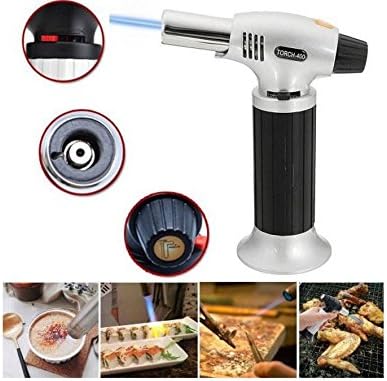 Windproof Creme Brulee Culinary Butane Refillable cook Torch Jet Flame Lighter