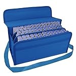 80 Slot Maker Pen Case Lipstick Case - Pistha Maker Case Holder Organization with Carrying Handle and Baldric for Primascolor Marker and Copic Marker, Liquid Highlighter, or Other Type Maker