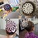 Elastic Handmade Crochet Pearl Hair Snood Net Ballet Bun Hair Covers Ornament Hair Accessories For Women (Black+White)
