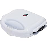 Amazon Basics Waffle, Sandwich Maker and Grill 3-in-1 White, 700W