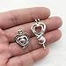 Vie Jeune 10pcs Silver Pearl Cage Locket Pendants, Essential Oil Diffuser DIY Necklace Bracelet Jewelry Making Craft, Bulk Beads Aromatherapy Diffuser Charms Gifts for Women (Hearts)