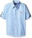U.S. Polo Assn. Little Boys' Long Sleeve Single Pocket Sport Shirt, Blue Coast Plaid, 5/6