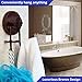 HOME SO Suction Cup Hooks for Shower, Bathroom, Kitchen, Glass Door, Mirror, Tile – Loofah, Towel, Coat, Bath Robe Hook Holder for Hanging up to 15 lbs – Rustproof Bronze Stainless Steel (2-Pack)