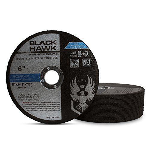 BHA Metal and Stainless Steel Thin Cut Off Wheels for Angle Grinders, 6
