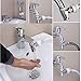 Brass Sink Valve Diverter Faucet Splitter For Kitchen or Bathroom Sink Faucet Faucet to Hose Adapter With Universal Faucet Adaptor Splitter Part (Style B)