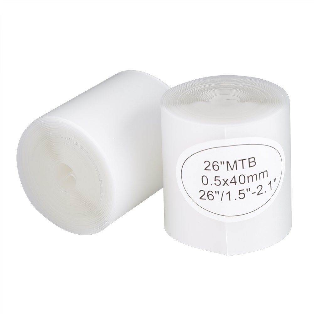 Tbest Bike Tire Liner, 4 Size 2pcs ycle Tire Liner Puncture proof Tap Anti flat 0.5mm Thickness Tube Protector(26")