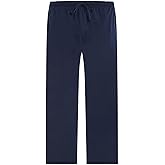 U2SKIIN Mens 100% Cotton Pajama Pants, Lightweight Soft Lounge Pant with Pockets Sleep Pj Bottoms for Men