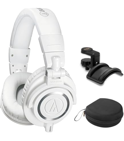 audio-technica ATH-M50x ホワイト　【535435dd】 Amazon.com: Audio-Technica ATH-M50x Professional Monitor