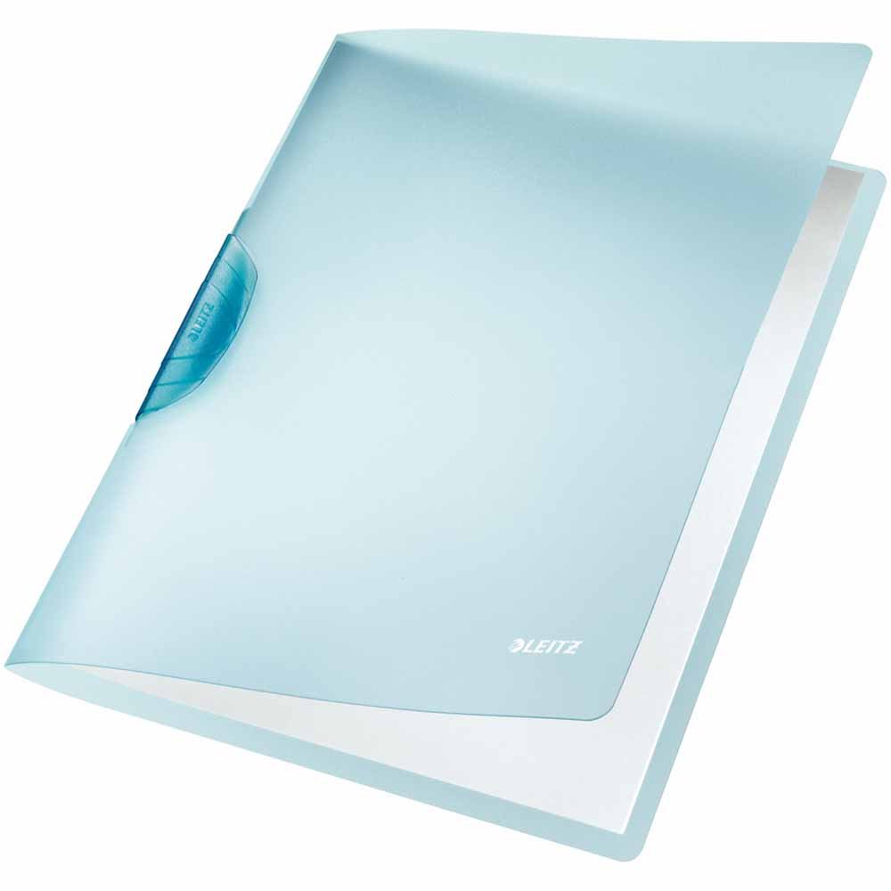 Leitz A4 Presentation Folder with Clip - Blue