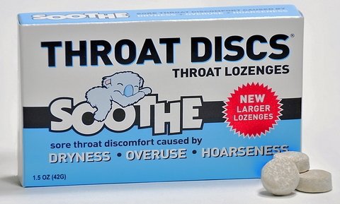 Throat Discs Throat Lozenges, 1.5 ounce box (Pack of 6)