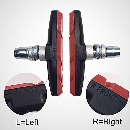 image for Alritz Bike Brake Pads Set, 3 Pairs Road Mountain Bicycle V-Brake Bloc