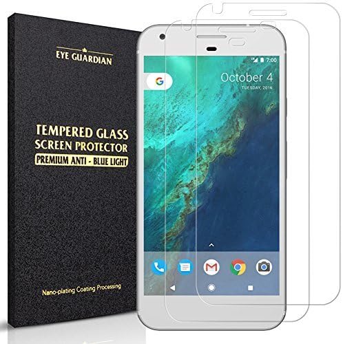 (Pack of 2)Google Pixel XL Screen Protector,Anti-Bubble Ultra HD Clear Tempered Glass for Google Pixel XL 5.5", Lifetime Replacement Warranty