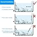 Hygger Submersible Aquarium Heater, Adjustable Fish Tank Heater Compact Reliable Betta Heater, Heat-Resistant Milky Quartz Made, with External Temp Controller, 50W/100W/300W, 7-60 Gallon (300W)
