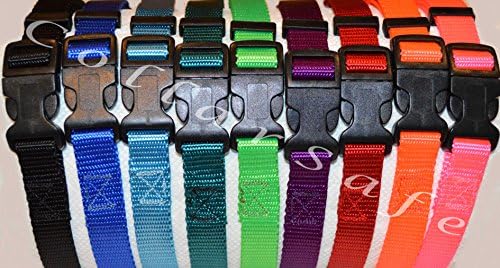CollarSafe NYLON Replacement Collar for Petsafe Stay &amp; Play, Pawz Away, Yard &amp; Park, YardMax, Sonic Bark, Dogtra, SportDog NoBark, SportDog Yard &amp; most other (not all) rechargeable modules(ICE BLUE)