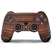 Pandaren controller skin sticker faceplates for PS4 controller x 1(dark wood)