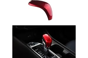ANFOKAS Compatible with Nissan Sentra Altima 2025 2024 2023 2022 2021 2020 Accessories Car Center Console Gear Panel Gear Shift Knob Cover Trim Cap -Red