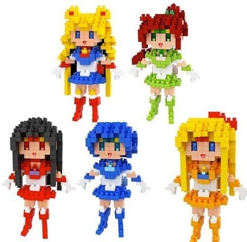 GRHOSE Loz Diamonds Micro Block Sailor Moon Series Set 5 pieces