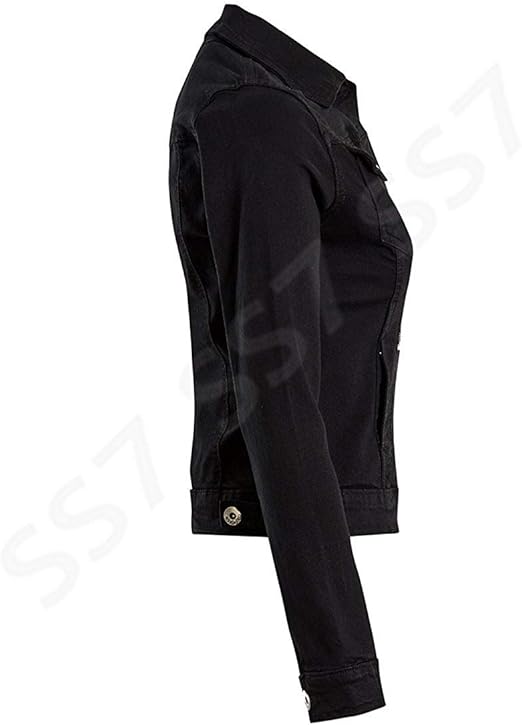 ladies fitted denim jacket uk