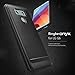 LG G6 / G6 Plus Case, Ringke [Onyx] Fine Brushed Metal Design [Flexible & Slim] Detailed Edgy Carbon-Fiber Trim Dynamic Durable Anti-Slip TPU Impact Shock-Absorbent Case - Black