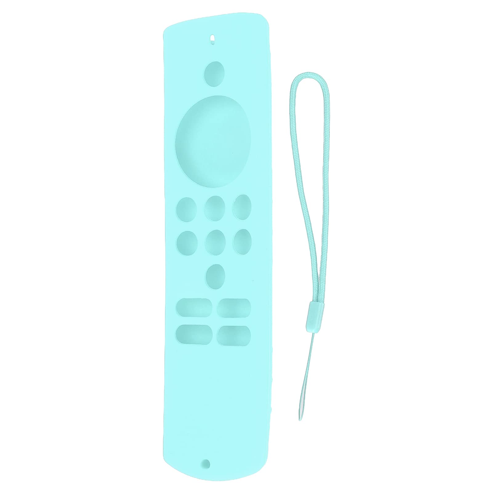 Remote Control Protective Case, Remote Controller Case with Hand Strap, Silicone Shockproof Anti Slip Covers for Fire TV Stick Lite Remote(Mint Green)