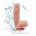 Wildfire Realistic Ultra-soft Dildo with Suction Cup Cyberskin Lifesize Penis Dong for Female Masturbation