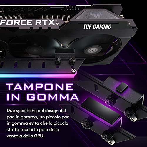 Supporto Per Scheda Grafica GPU In Lega Di Alluminio (3 Pezzi), Regolabile 4.8-8 Cm, Con Base Magnetica E Livella, Antisedimento