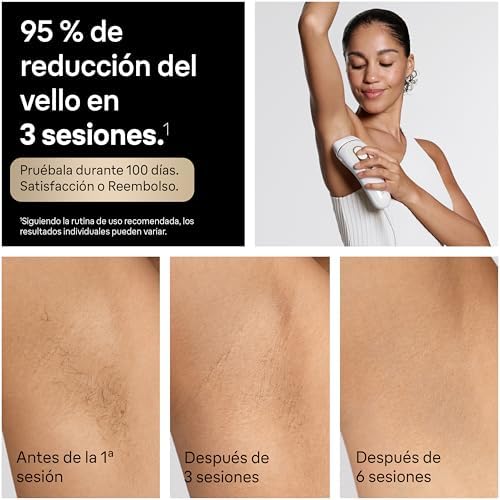 Depiladora Luz Pulsada Silk·expert Pro 5, PL5311, Blanco/Oro