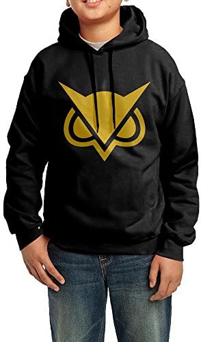 TMDING Youth Vanoss Owl Golden Hoodies Black XL